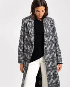 ABRIGO LOWLANDS · BLANCO Y NEGRO