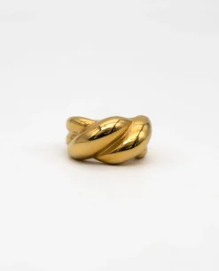 ANILLO BREEZE · ACERO BAÑO ORO