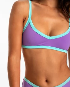 BIKINI MORAIRA · LAVANDA Y TURQUESA