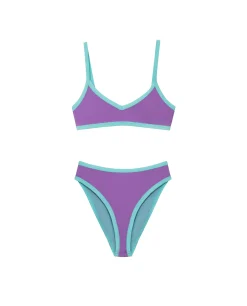 BIKINI MORAIRA · LAVANDA Y TURQUESA