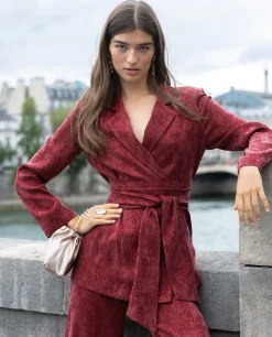 BLAZER JULIETTE · BURDEOS