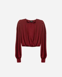 BLUSA CATALINA · BURDEOS