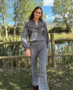 BLUSA CITY FIELDS · AZUL