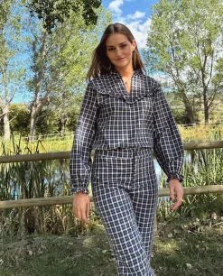 BLUSA CITY FIELDS · AZUL