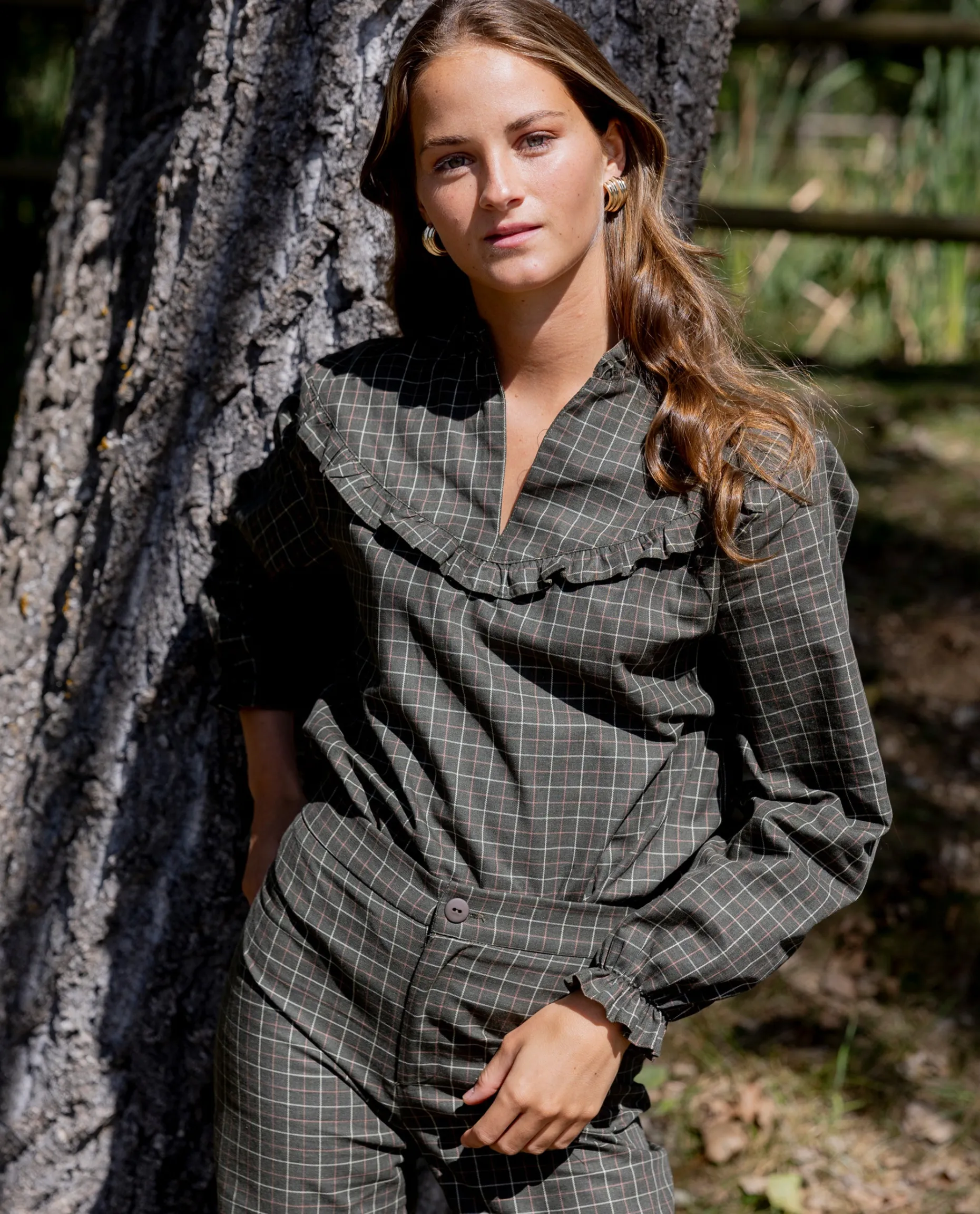 BLUSA CITY FIELDS · VERDE