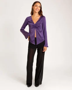 BLUSA I NEVERโ€ฆ · MORADO