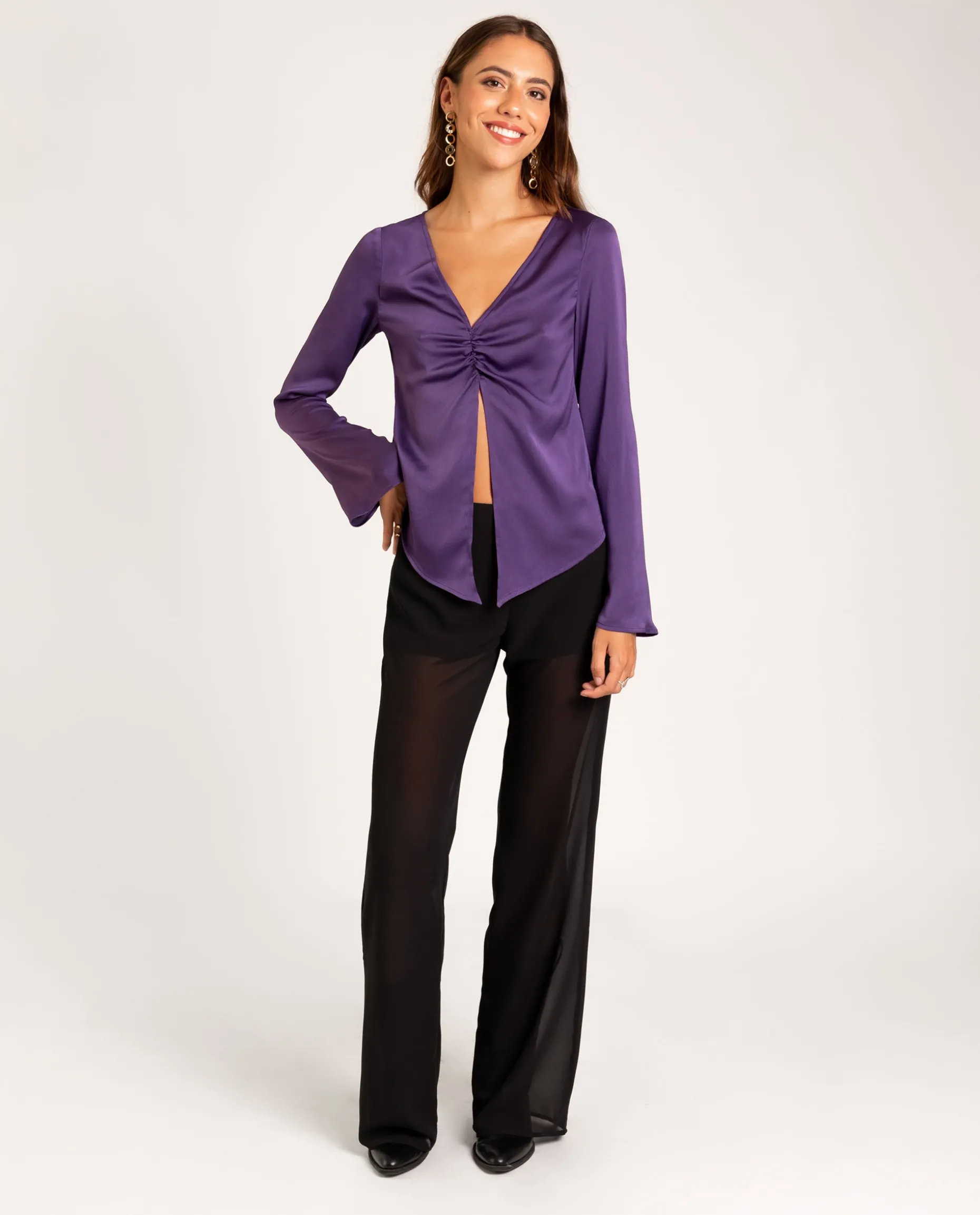 BLUSA I NEVERโ€ฆ · MORADO