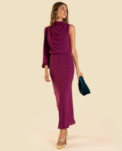 BLUSA MRS. ARRIAGA · CIRUELA