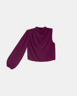 BLUSA MRS. ARRIAGA · CIRUELA