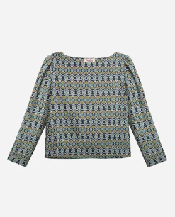 BLUSA MRS. JUÁREZ · PRINT VERDE