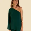 BLUSA MRS. OLMOS · VERDE BOTELLA