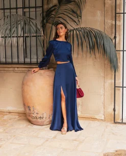 BLUSA MRS. VALLEJO · AZUL MARINO