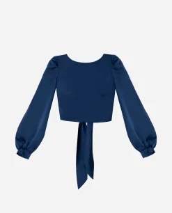 BLUSA MRS. VALLEJO · AZUL MARINO