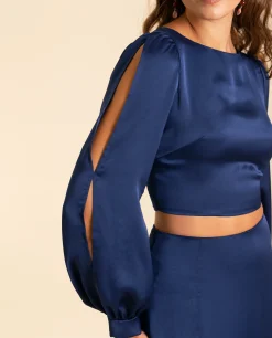 BLUSA MRS. VALLEJO · AZUL MARINO