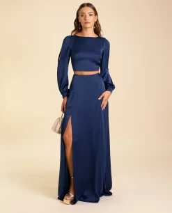 BLUSA MRS. VALLEJO · AZUL MARINO