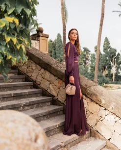 BLUSA MRS. VALLEJO · BERENJENA