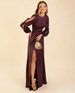 BLUSA MRS. VALLEJO · BERENJENA