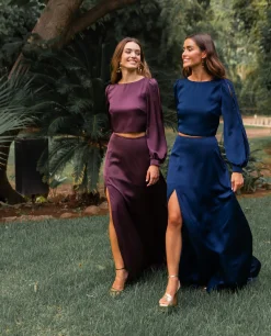 BLUSA MRS. VALLEJO · BERENJENA