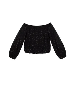 BLUSA STARRY BLISS · NEGRO