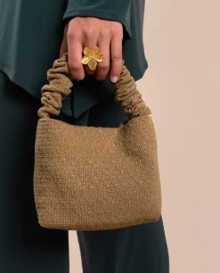 BOLSO GALA LUREX · CAMEL