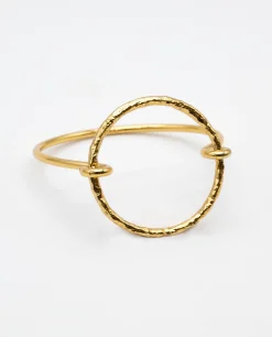 BRAZALETE CIRCLE · BAÑO ORO