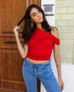 CAMISETA AMELIA · ROJO