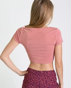 CAMISETA READY TO LIVE · ROSA