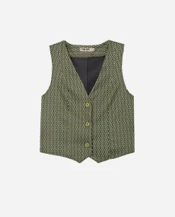 CHALECO BOHO COUNTRY · VERDE