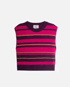 CHALECO COOL WINTER · MORADO Y NARANJA