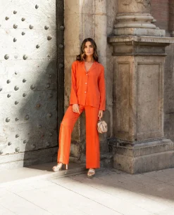 CHAQUETA MRS. ZAHERA · TERRACOTA