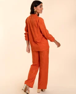 CHAQUETA MRS. ZAHERA · TERRACOTA