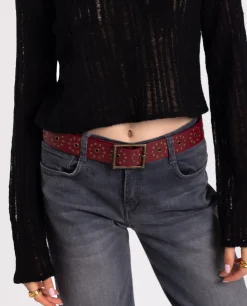 CINTURÓN SALMA · GRANATE