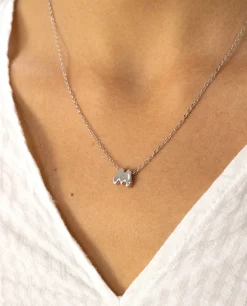 COLLAR LETRA EVERYDAY · PLATA