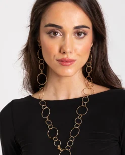 COLLAR LOOPS · BAÑO ORO