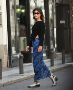 FALDA DECISIONS · ZIGZAG AZUL