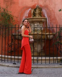 PANTALÓN ALGECIRAS · CORAL