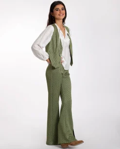 PANTALÓN BOHO COUNTRY · VERDE