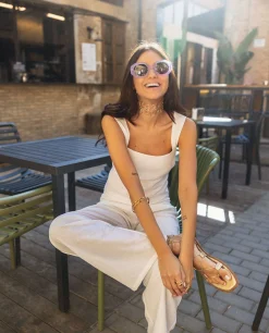 PANTALÓN BRUNA · BLANCO