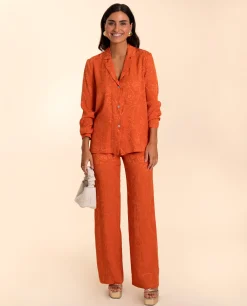 PANTALÓN MRS. ZAHERA · TERRACOTA