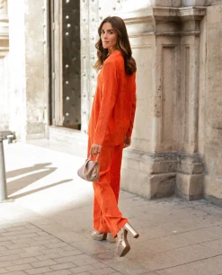 PANTALÓN MRS. ZAHERA · TERRACOTA