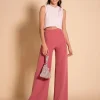 PANTALÓN PALAZZO ALTO · BLUSH