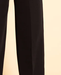 PANTALÓN PALAZZO ALTO · NEGRO