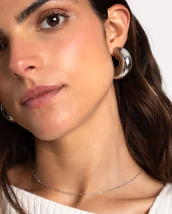 PENDIENTES AROS CHUNKY · ACERO