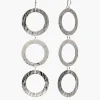 PENDIENTES CIRCLE SAND · BAÑO PLATA