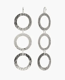 PENDIENTES CIRCLE SAND · BAÑO PLATA