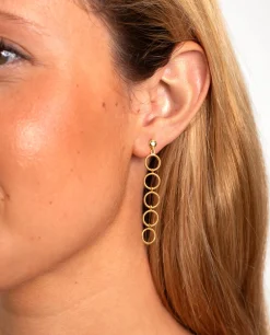 PENDIENTES FRIENDSHIP · PLATA BAÑO ORO