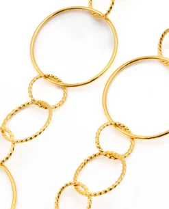 PENDIENTES LOOPS · BAÑO ORO