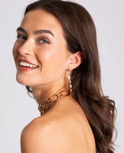 PENDIENTES RAINDROPS · BAÑO ORO