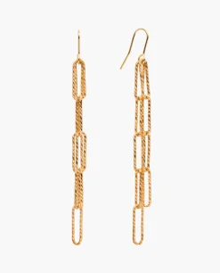 PENDIENTES SANDS · BAÑO ORO