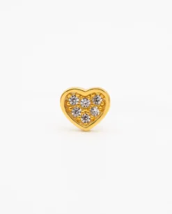 PIERCING HEART SPARKS · PLATA BAÑO ORO